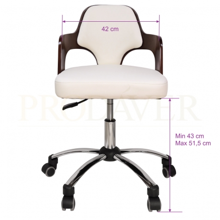 Dimensões da cadeira. Stool chair dimensions.