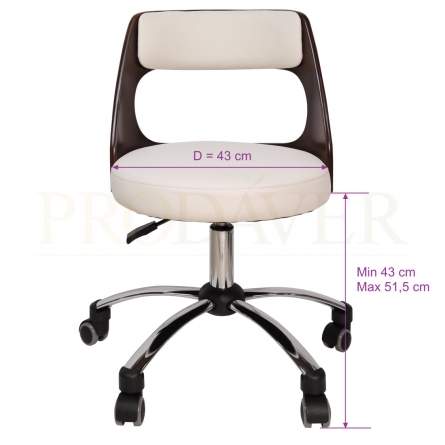 Dimensões da cadeira. Stool chair dimensions.