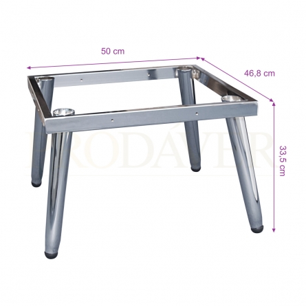 Armchair base frame, 4 heavy duty metal legs.