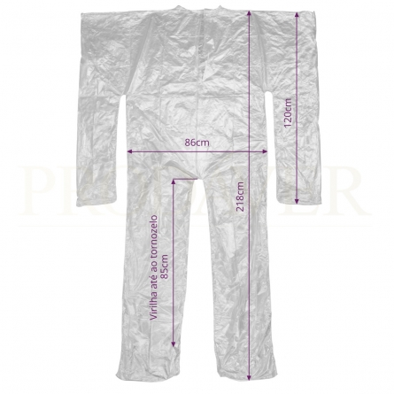 FATO POLIETILENO C/MANGAS E PES FECHADOS 10un