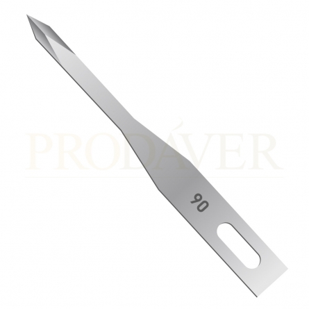 Lâmina de bisturi de bico nr 90 25 unidades