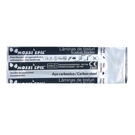 Embalagem de lâminas para anatomia laboratório, tanatopraxia funerárias.