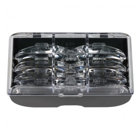 Caixa com as lentes de ampliação