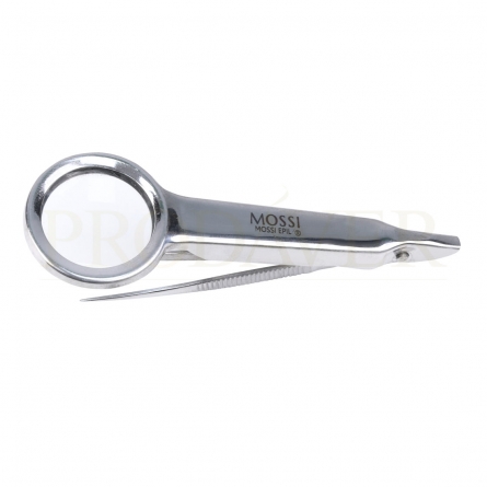 Tweezers with Magnifier, Max. 4.5X Magnification, Sturdy plastic lens reduces the strain on the eyes and helps to grasp fine objects. funeral instruments