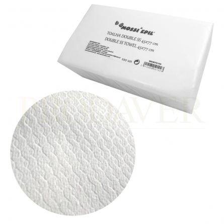 100 unidades de toalhas escartáveis 45x77 cm. disposable towels white absorbent dry paper towels